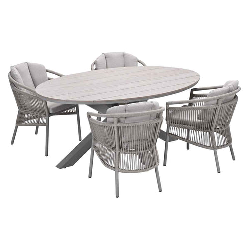 Garden Impressions tuinset Sorong - Tulli - taupe - 220x115 cm - 7-delig - vtwonen shop