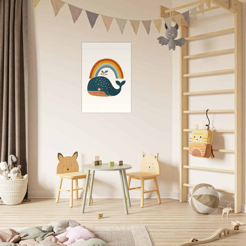 Artfulprints  Boho - Walvis   poster A4 21x29.7 cm - vtwonen shop