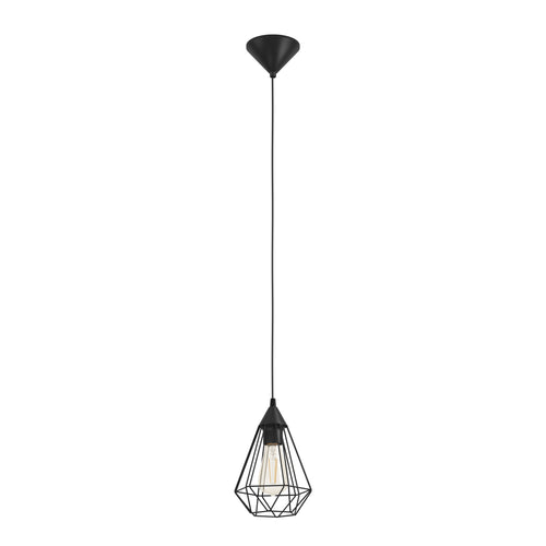 EGLO hanglamp Tarbes - e27 - ø 17,5 cm - zwart