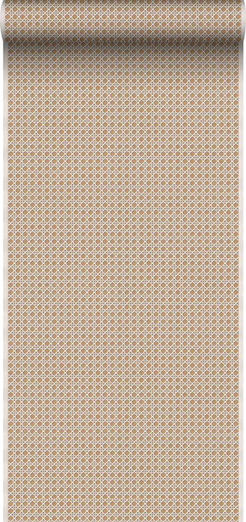 Sanders & Sanders behang ruiten bruin - 53 cm x 10 m - 640516 - vtwonen shop