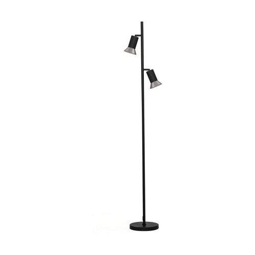 Nova Luce LUVIA Vloerlamp met meerdere armen, oxidebrons, zwart, LED GU10 2x10W
