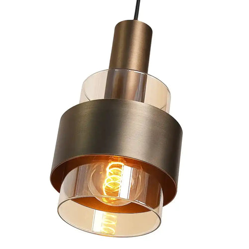 Highlight hanglamp Marrone - 4 lichts - 110  x 150   cm - brons