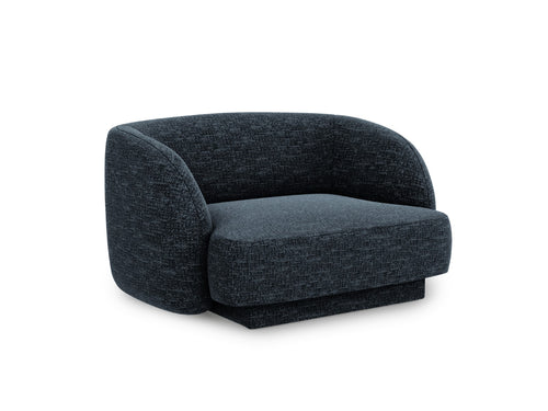 Micadoni Fauteuil Miley chenille, koningsblauw - 90x103x70cm