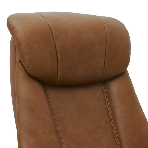 Furnhouse elektrische relaxfauteuil Bonanza - Cognacbruin - Draaibaar - 83x76x115