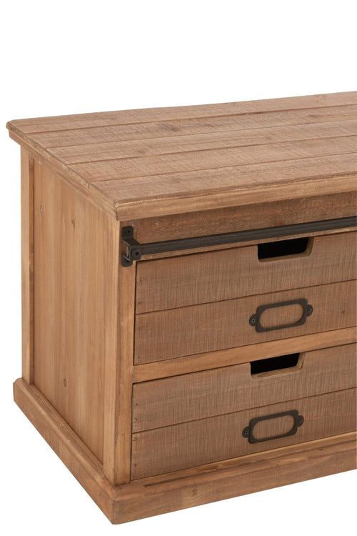 J-Line tv kast Sia - hout - naturel