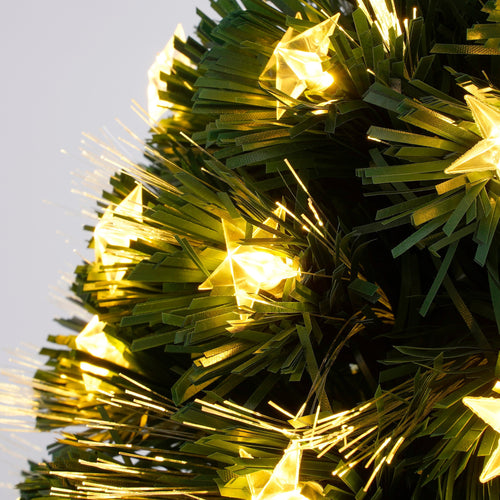 Luca Lighting Mercury Kunstkerstboom met Fibre Optic Verlichting - H45 x Ø25 cm - Groen - vtwonen shop