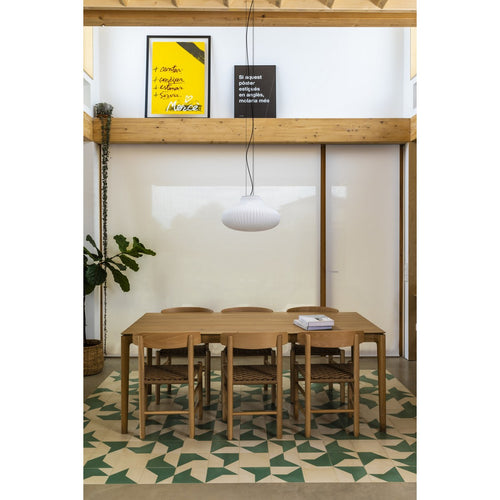 Faro ISABELLE 50cm Globe Hangende Plafondlamp Mat Wit