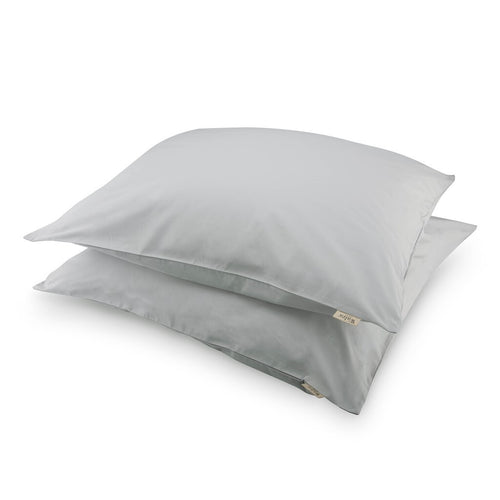 Walra - Kussensloop Crispy Cotton - 2x 80x80 cm - Grijs