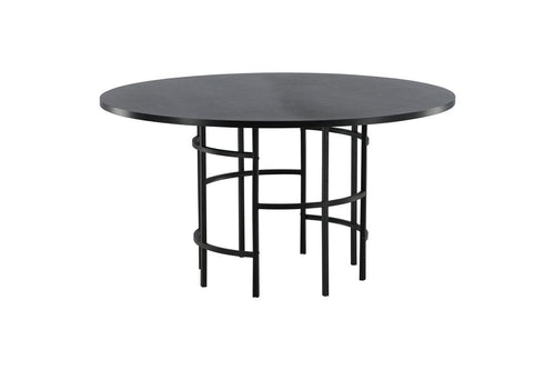 Rebellenclub Eetkamertafel Mondello - ø140 cm - Zwart - vtwonen shop