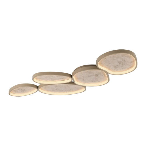 Just Light plafondlamp Moonbraker - 5 lichts - 119.4  x 6.1   cm - beige