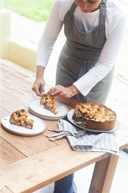 Walra - Keukenschort Cook with Happiness - 75x90 cm - Legergroen
