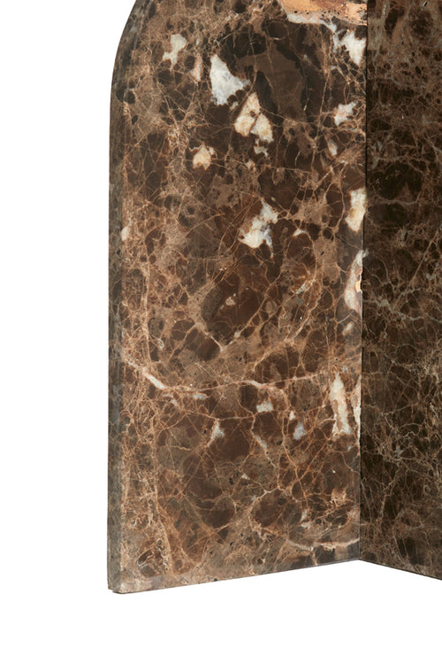 Light & Living bijzettafel OTINIA - Ø41x48cm - bruin - vtwonen shop