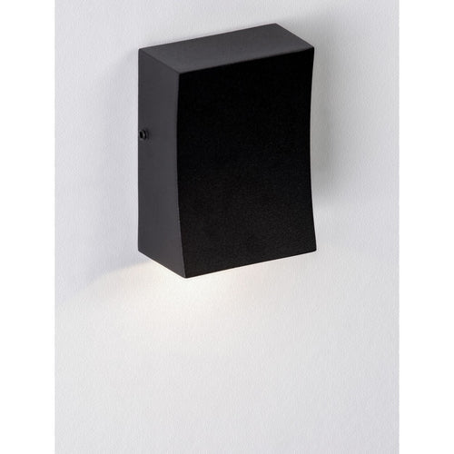 Nova Luce BOXY Buitenwandlamp met neerwaartse verlaging, donker antraciet, LED 3W 157lm IP65 3000K