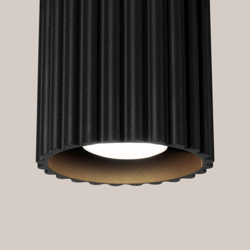 Sollux Lighting Plafondlamp AURA 1 zwart GU10 - 10x10x10cm