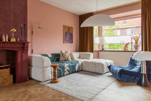 Interieur05 Vintage vloerkleed Ethel Groen/Blauw - 230 x 160 cm