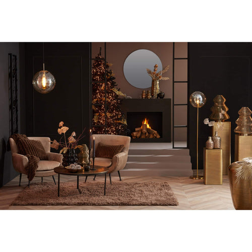 Light & Living vloerlamp Medina - oranje - Ø30cm