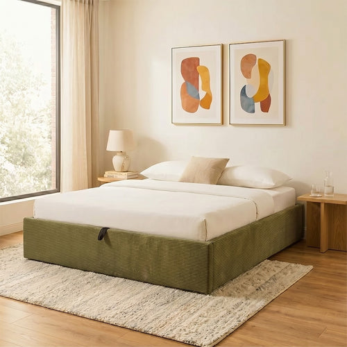 Calicosy - Opbergbed LILA - Groen 215x171x36,50 cm