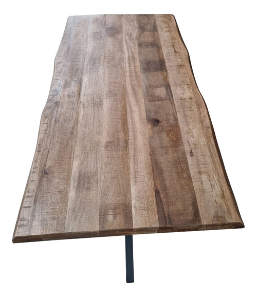 StarFurn Eettafel Boston - Rechthoek Naturel Mangohout - 220x100x76cm