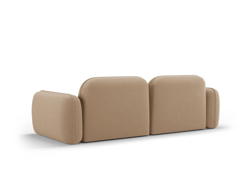 Cosmopolitan Design Modulaire bank Sydney 3-zits, flueel, zand - 90x230x70cm