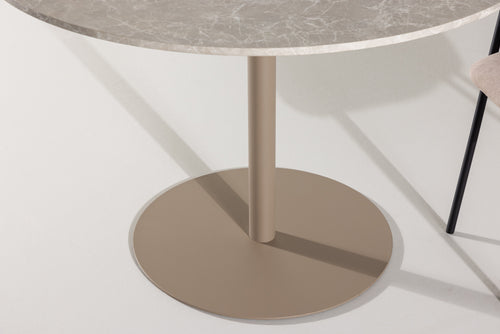 Rebellenclub  Lora Eetkamertafel - ø110 cm - Beige