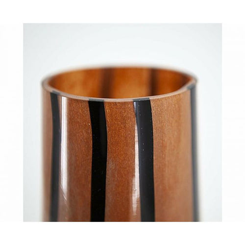 FurniLux Vaas Niala bruin  12x12x32 cm - vtwonen shop