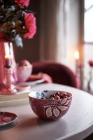 Pip Studio Flower Festival Kommen - Servies - Set van 2 schaaltjes - Donkerroze - 15cm