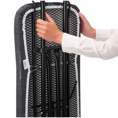 Brabantia Strijkplank B - 124x38 - met solide stoomunithouder - denim black - vtwonen shop