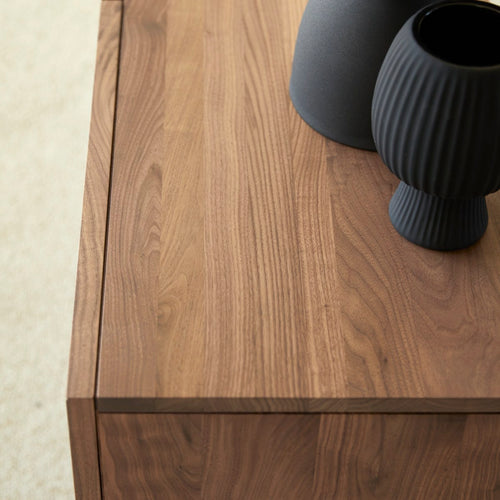 Tikamoon Massief notenhouten buffet 175 cm - Bruin
