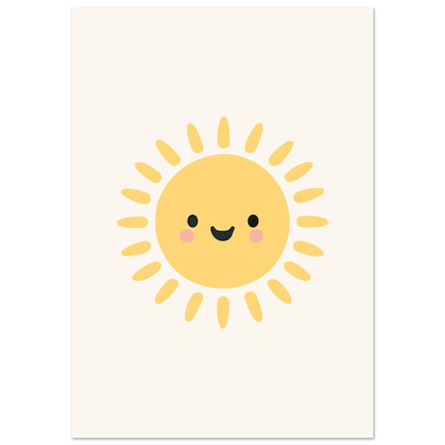 Artfulprints  Sunshine   poster A4 21x29.7 cm - vtwonen shop