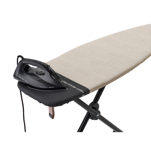 Brabantia Stoombord en strijkplank D, 135x45 cm, hittebestendige parkeerzone - Denim Grey