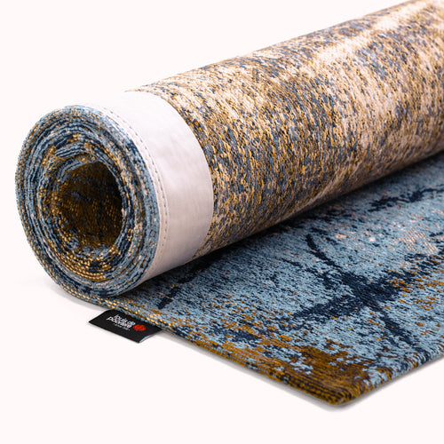 Louis De Poortere vloerkleed Gold Sea - multicolor - 240x240cm - vtwonen shop