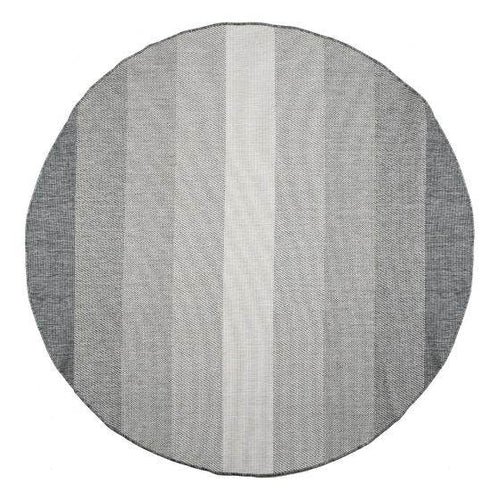 Interieur05 Rond Buitenkleed Boa - Grijs/Wit - Dubbelzijdig - EVA Interior - 200 x 200 cm - vtwonen shop