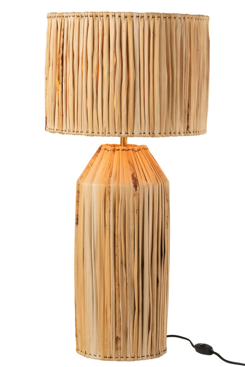 J-Line lamp Hanna Bananen Bladeren - jute - naturel