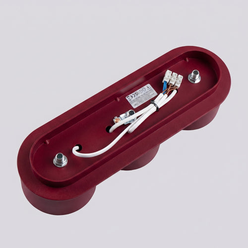 Sollux Lighting Plafondlamp MODO 3 bordeaux Gx53 - 32,4x10,4x8,2cm