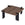 Calicosy - Vierkante ORME - Donker hout 90x90x35 cm