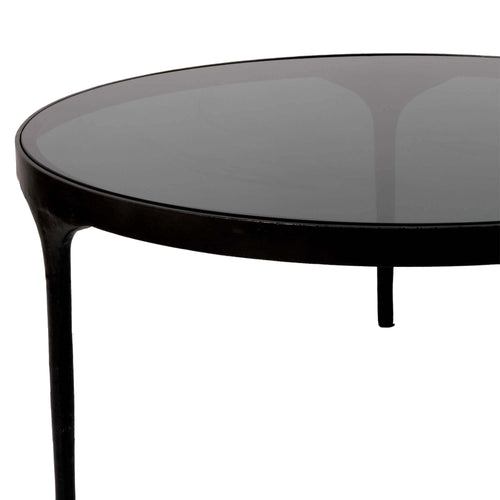 New Routz salontafel Montana large zwart metaal/glas - vtwonen shop