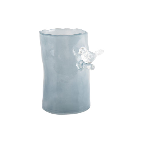 Present Time vaas Bird On Branch - blauw - Ø9.5cm - vtwonen shop