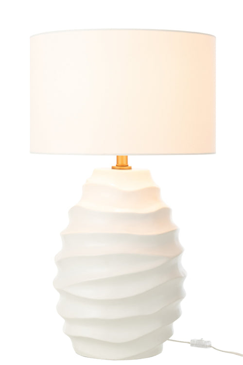 J-Line lamp Golf - keramiek - wit