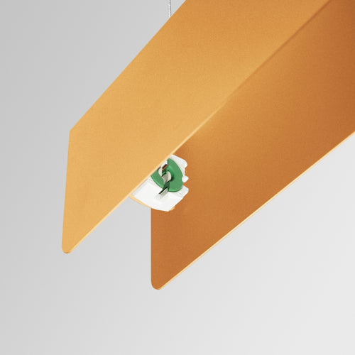 Sollux Lighting Hanglamp SPARK goud - 100x8x120cm