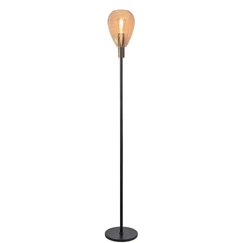 Freelight vloerlamp Dorato - 1 lichts - 46  x 170   cm - zwart goud - vtwonen shop