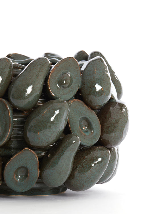 Light & Living vaas AVOCADO - Ø31.5x23cm - bruin - vtwonen shop