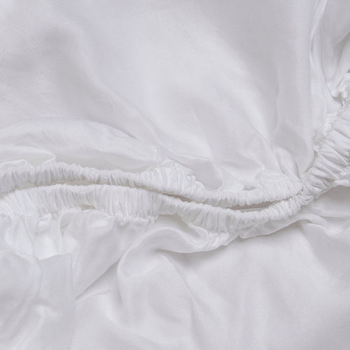 Coco & Cici - TENCEL Twill Hoeslaken Wit - Pre-order: 180x220x30 (leverbaar 15 september)