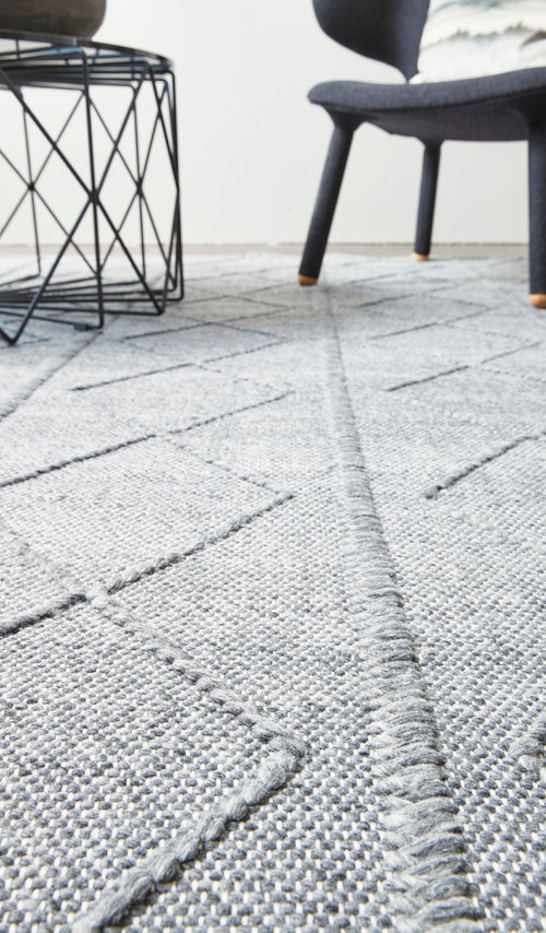 Rond vloerkleed Matta Stenkol 200 rond