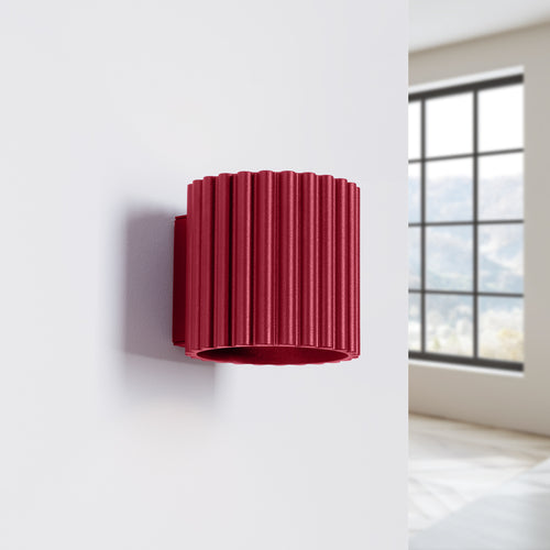 Sollux Lighting Wandlamp AURA bordeaux G9 - 10x12x10cm