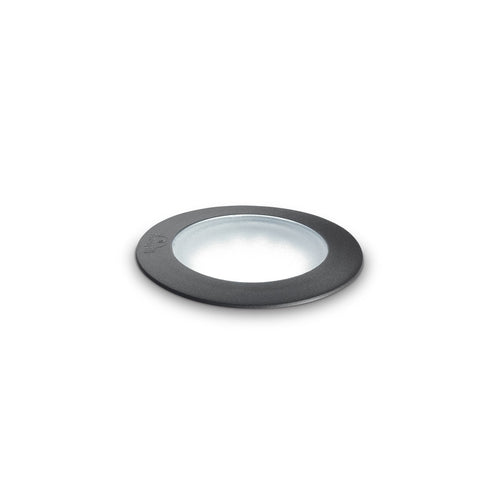Ideal Lux WAY Ronde inbouwgrondlamp voor buiten, zwart, 1x GX53 IP67