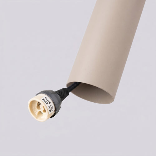 Sollux Lighting Hanglamp LAGOS 1 taupe - 8x8x100cm