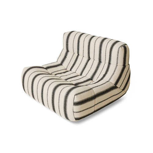 HKLIVING Outdoor stoel Lazy lounge – chalkstripe - vtwonen shop