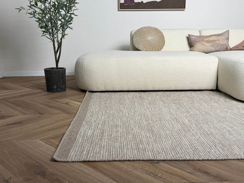 Wollen vloerkleed Taff beige - Interieur05 - 340 x 240 cm - vtwonen shop