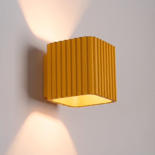 Sollux Lighting Wandlamp RIFF geel G9 - 10x12x10cm