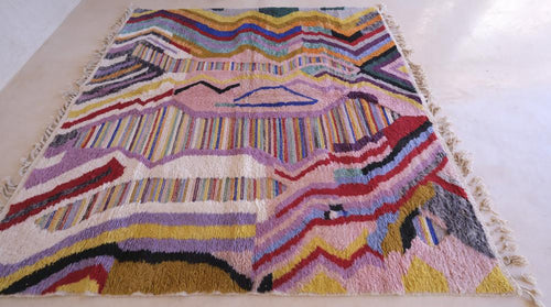 AFK Living vloerkleed Berber - handgemaakt - Wol - 140 x 200 cm